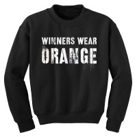 Winners Wear Orange Summer Camp Team Color War Game Event Youth Sweatshirt | Artistshot