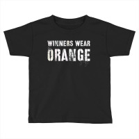 Winners Wear Orange Summer Camp Team Color War Game Event Toddler T-shirt | Artistshot