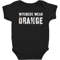 Winners Wear Orange Summer Camp Team Color War Game Event Baby Bodysuit | Artistshot