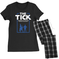 The Tick Friend Of Arthur Vintage Silhouette Women's Pajamas Set | Artistshot