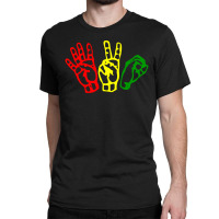 420 Smoke Weed Time Rasta Classic T-shirt | Artistshot