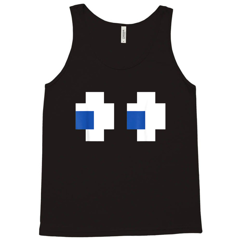 Retro Arcade Gaming Halloween Ghost Costume Tank Top by Premium | Artistshot