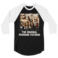 Native Mount Rushmore, Original Founding Fathers, David Behrens Tie Dy 3/4 Sleeve Shirt | Artistshot