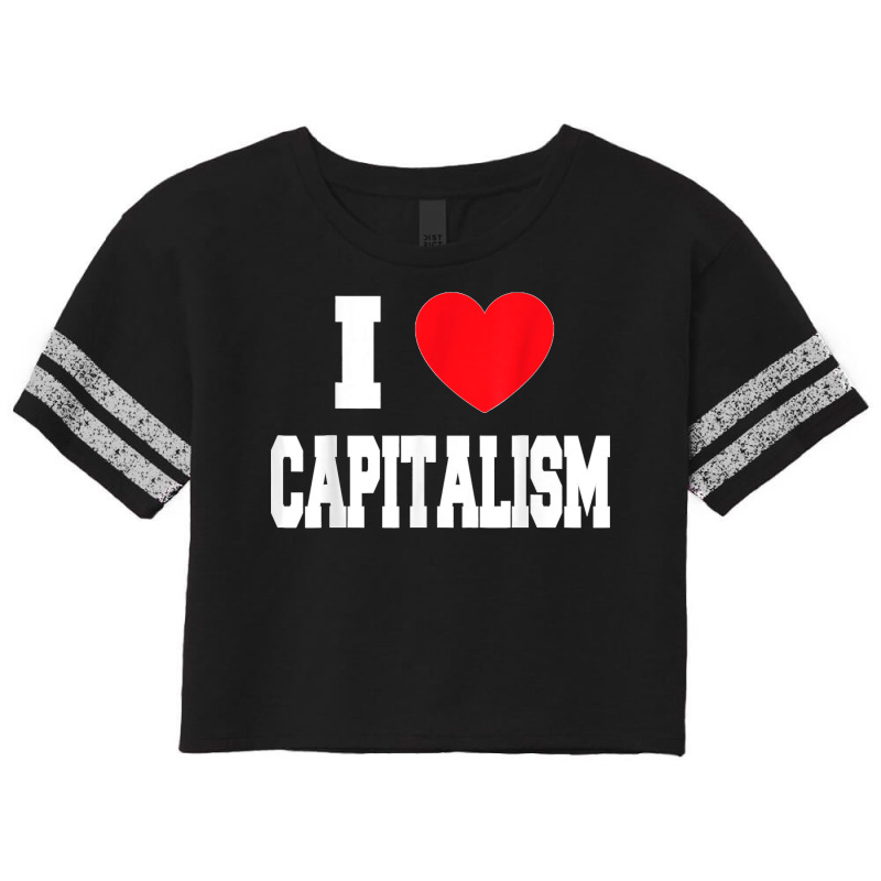 I Love Capitalism Scorecard Crop Tee by cm-arts | Artistshot