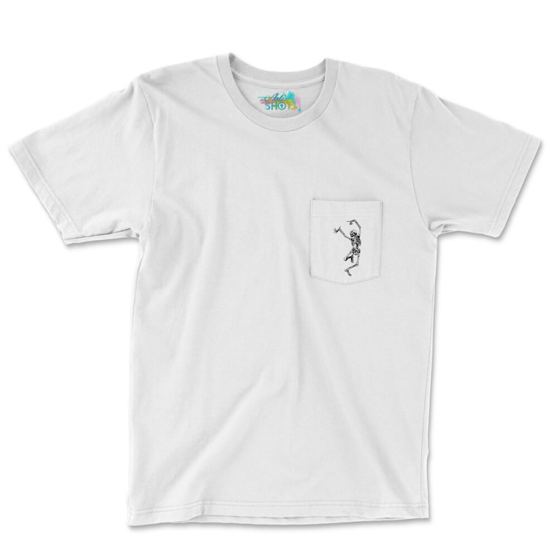 Skeleton Ballet Dancer Pocket T-shirt | Artistshot