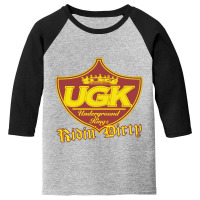 Ugk Underground Kingz Ridin Dirty Rare Edit Youth 3/4 Sleeve | Artistshot