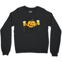 Lets Get Smashed Funny Pumpkin Beer Halloween Crewneck Sweatshirt | Artistshot