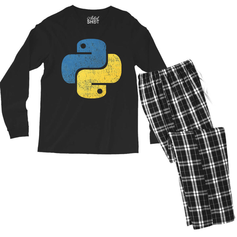 Vintage Python Men's Long Sleeve Pajama Set | Artistshot