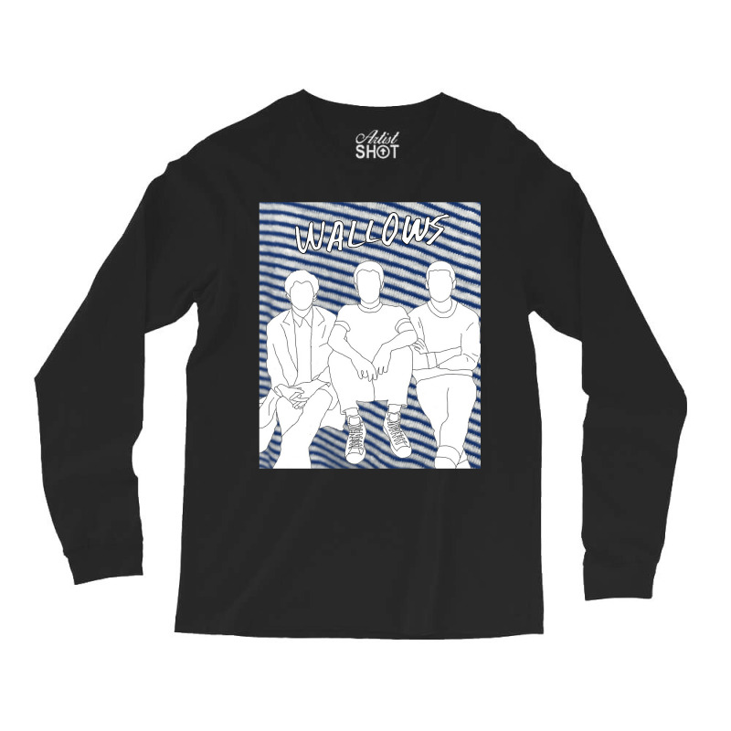 Wallows Outline With Nothing Happens Long Sleeve Shirts | Artistshot