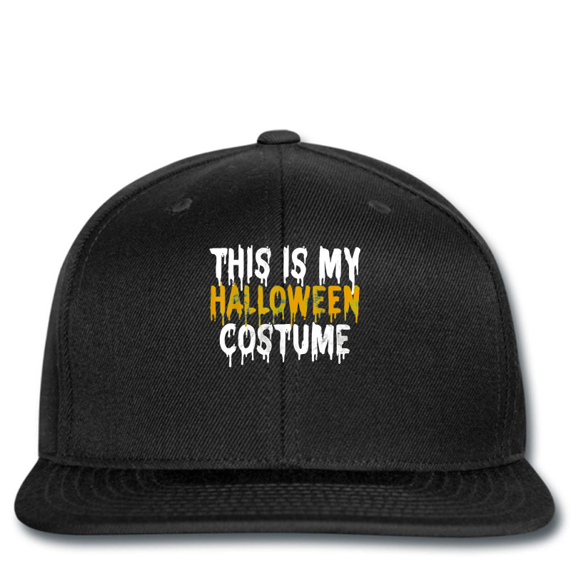 This Is My Halloween Costume Last Minute Halloween Costume Printed Hat | Artistshot