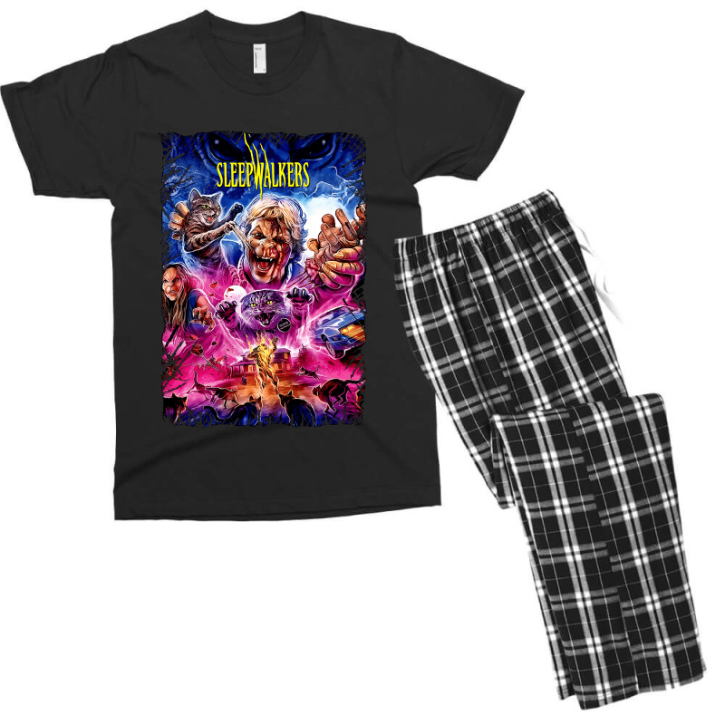 Sleepwalkers--ferocious Felines Men's T-shirt Pajama Set | Artistshot