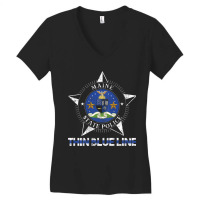 Maine State Police Maine State Trooper Women's V-neck T-shirt | Artistshot