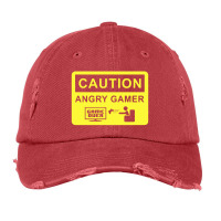 Angry Gamer Vintage Cap | Artistshot