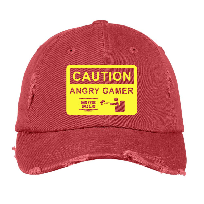 Angry Gamer Vintage Cap by Azura Store | Artistshot