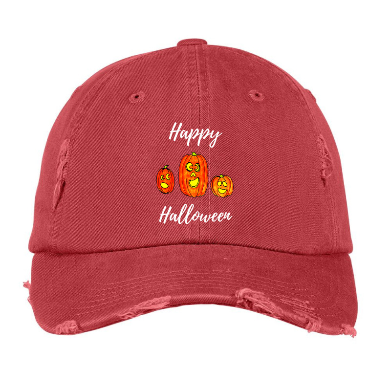 Happy Halloween Cute Vintage Cap | Artistshot