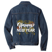 Happy New Year Men Denim Jacket | Artistshot