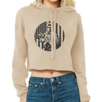 United States Veteran Cropped Hoodie | Artistshot