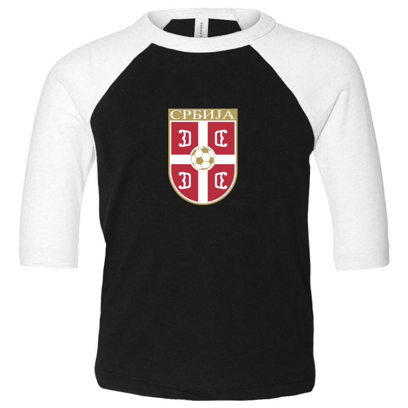 Fudbalski Savez Srbije Serbia Football Toddler 3/4 Sleeve Tee by cm-arts | Artistshot