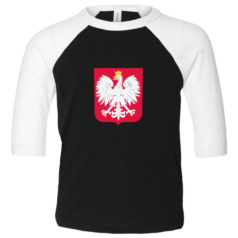 Herb Polski Poland National Football Toddler 3/4 Sleeve Tee by cm-arts | Artistshot