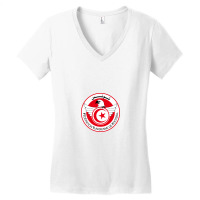 Tunisienne De Football Tunisia Women's V-neck T-shirt | Artistshot