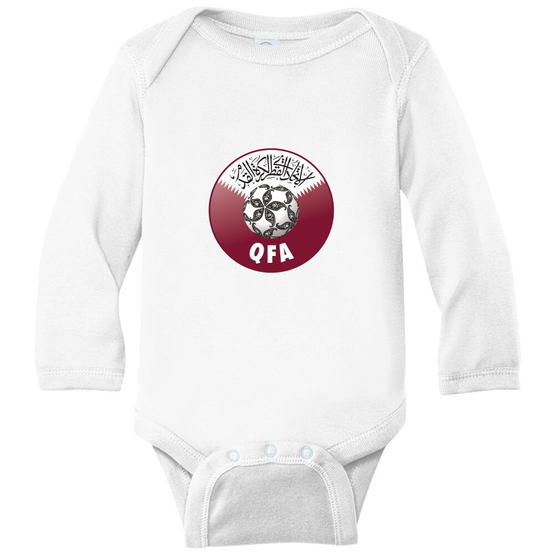 #qatär Football Long Sleeve Baby Bodysuit by cm-arts | Artistshot