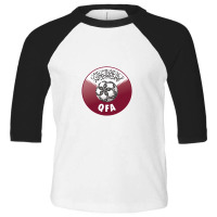 #qatär Football Toddler 3/4 Sleeve Tee | Artistshot