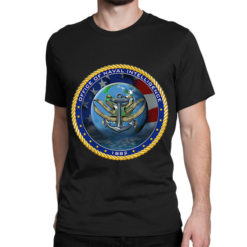 Office Of Naval Intelligence Oni Navy Military Veteran Patch Classic T-shirt by MarjorieWillie | Artistshot