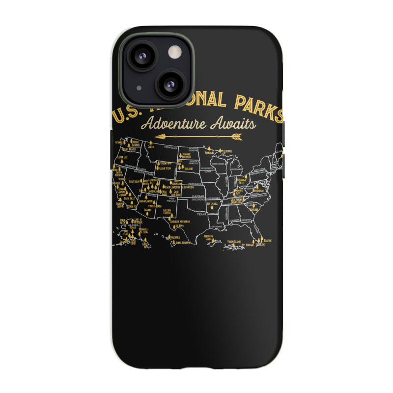 National Parks Hoodie Map Camping Twomen Men Hiking Iphone 13 Case | Artistshot