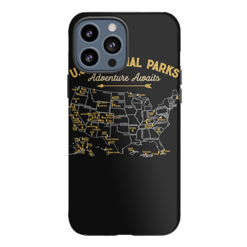 National Parks Hoodie Map Camping Twomen Men Hiking Iphone 13 Pro Max Case | Artistshot