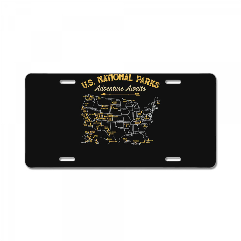 National Parks Hoodie Map Camping Twomen Men Hiking License Plate | Artistshot