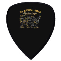 National Parks Hoodie Map Camping Twomen Men Hiking Shield S Patch | Artistshot