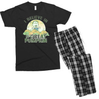 Peanuts Halloween Great Pumpkin Men's T-shirt Pajama Set | Artistshot