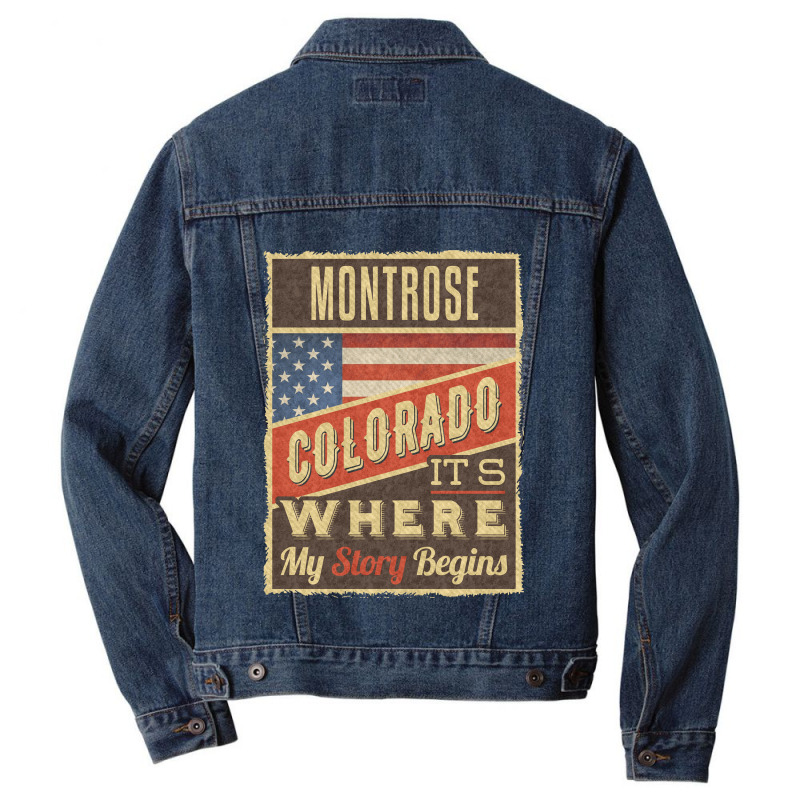 Montroses Colorado Men Denim Jacket by Adam Dockin | Artistshot