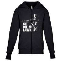 Clint Eastwood, Get Off My Lawn, Clint Eastwood, The Outlaw Josey Wale Youth Zipper Hoodie | Artistshot