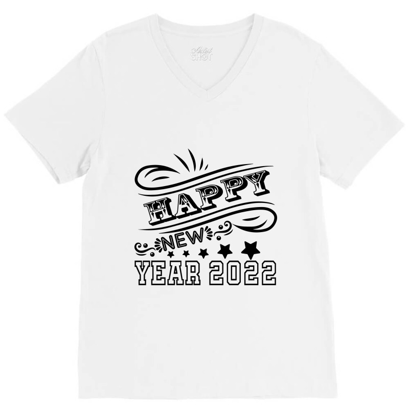 Happy New Year V-neck Tee | Artistshot