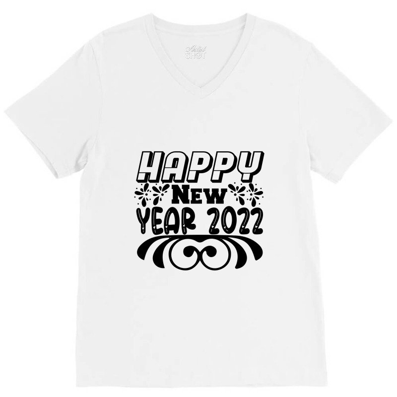 Happy New Year V-neck Tee | Artistshot