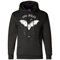 Stay Spooky Cute Vampire Bat Halloween Champion Hoodie | Artistshot