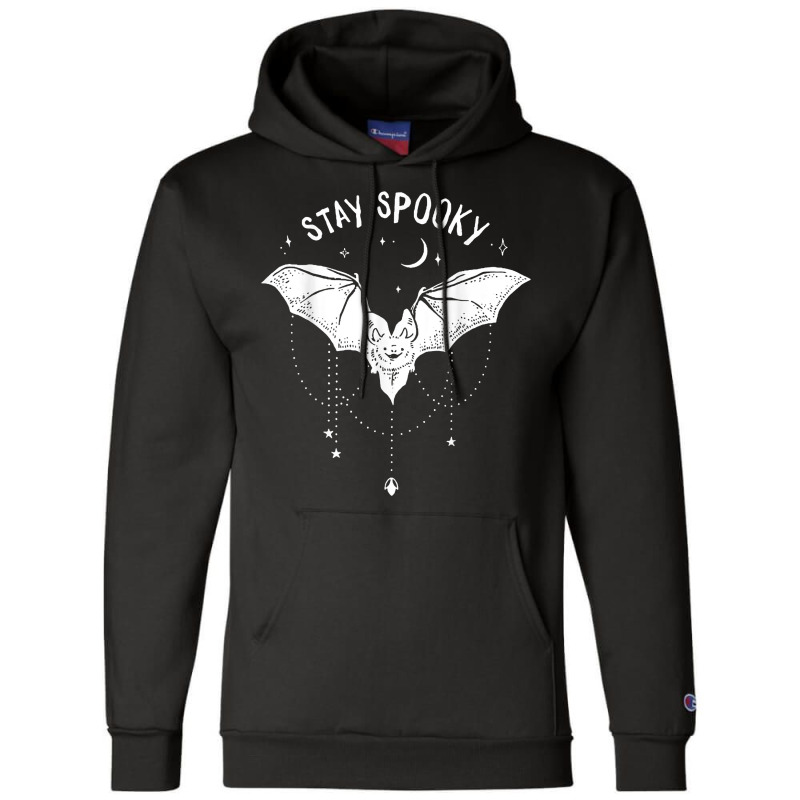 Stay Spooky Cute Vampire Bat Halloween Champion Hoodie by LilaFrancine | Artistshot