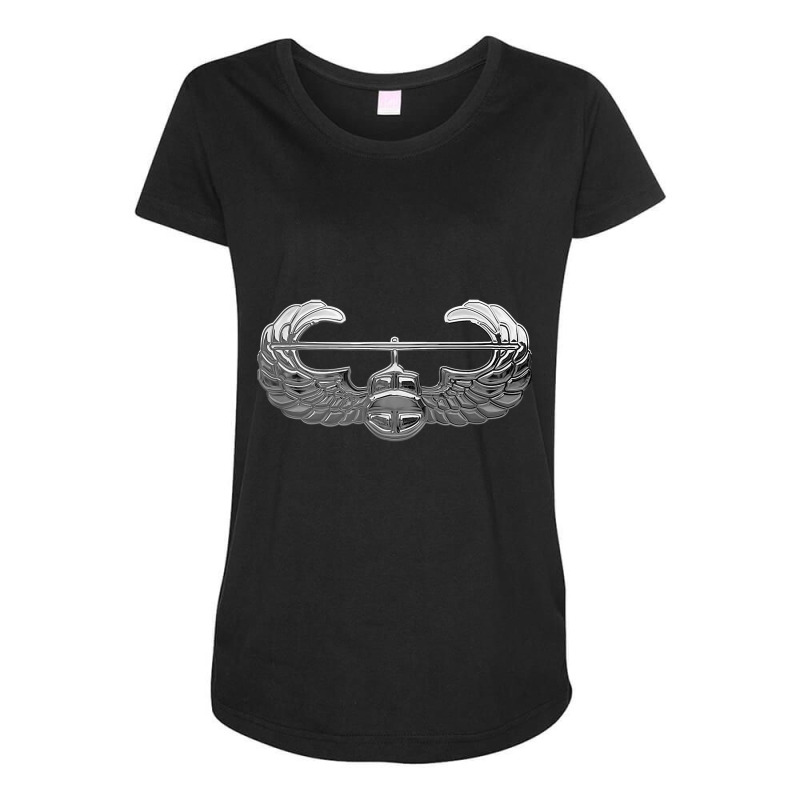 Army Air Assault Badge Military Veteran Morale Maternity Scoop Neck T-shirt by MarjorieWillie | Artistshot