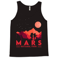 Red Mars Planet  Space National Park  Funny Mars Tank Top | Artistshot