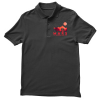 Red Mars Planet  Space National Park  Funny Mars Men's Polo Shirt | Artistshot