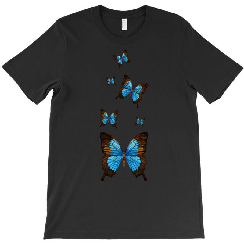 Butterfly Monarch Pack Butterflies T  Shirt Blue Morpho Butterfly Love T-Shirt by edgegasbag | Artistshot