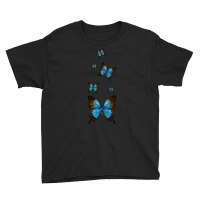 Butterfly Monarch Pack Butterflies T  Shirt Blue Morpho Butterfly Love Youth Tee | Artistshot