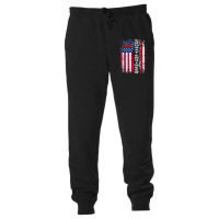 Combat Engineer Distressed American Flag - U.s. Military Unisex Jogger | Artistshot