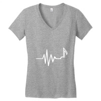 Frequency Music Note Women's V-neck T-shirt | Artistshot