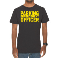 Parking Enforcement Officer Police Uniform Peo Meter Maid Vintage T-shirt | Artistshot