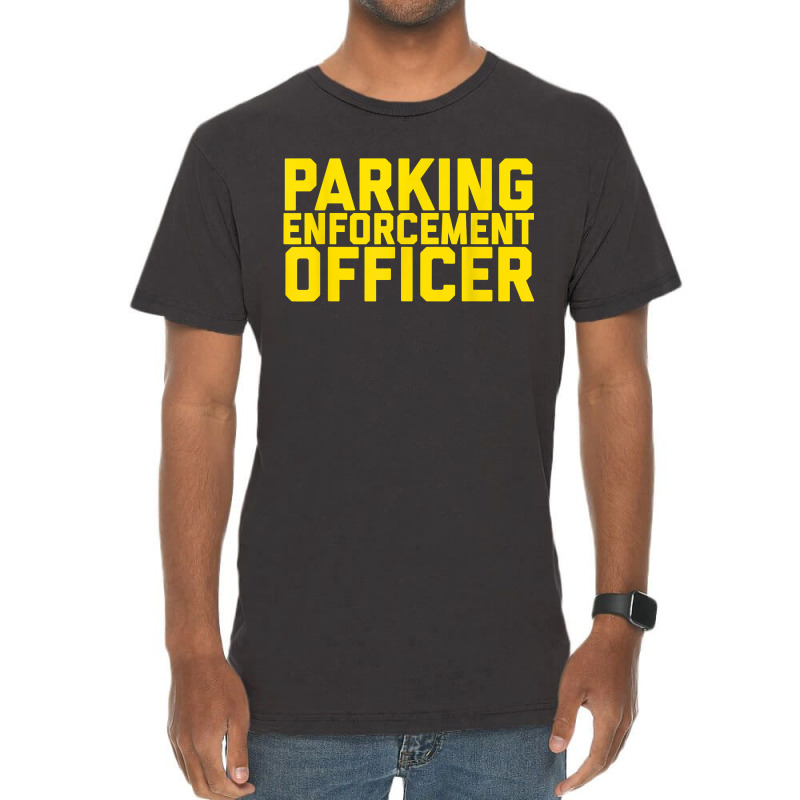 Parking Enforcement Officer Police Uniform Peo Meter Maid Vintage T-Shirt by LorettaSharron | Artistshot