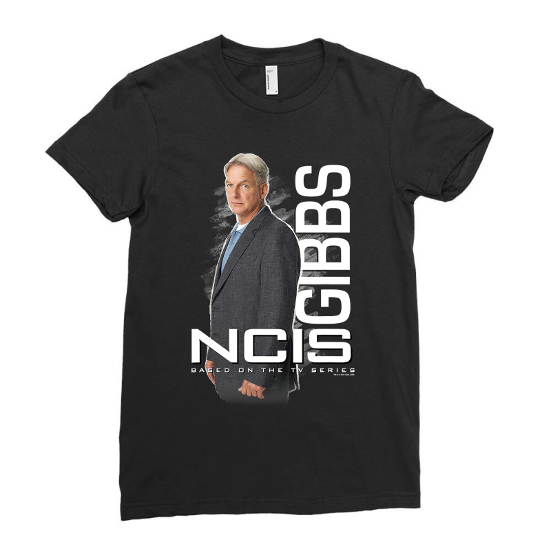 Ncis Gibbs Headshot Ladies Fitted T-Shirt by cm-arts | Artistshot