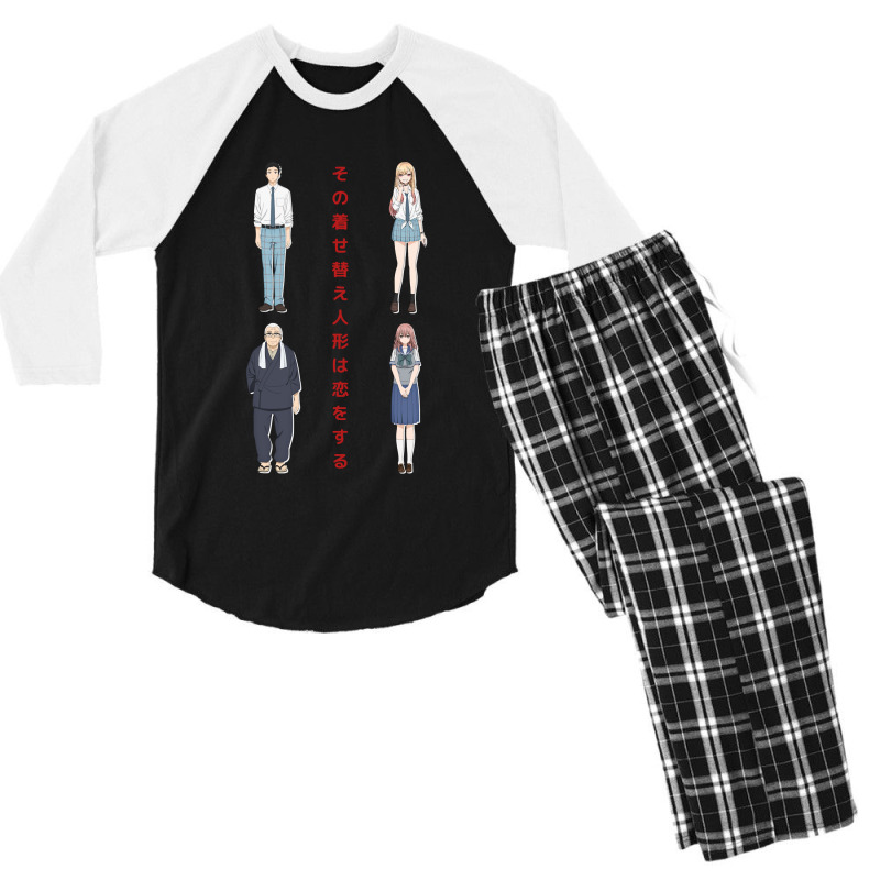 Funny Gifts Marin Funny Gifts Boy Girl Men's 3/4 Sleeve Pajama Set | Artistshot