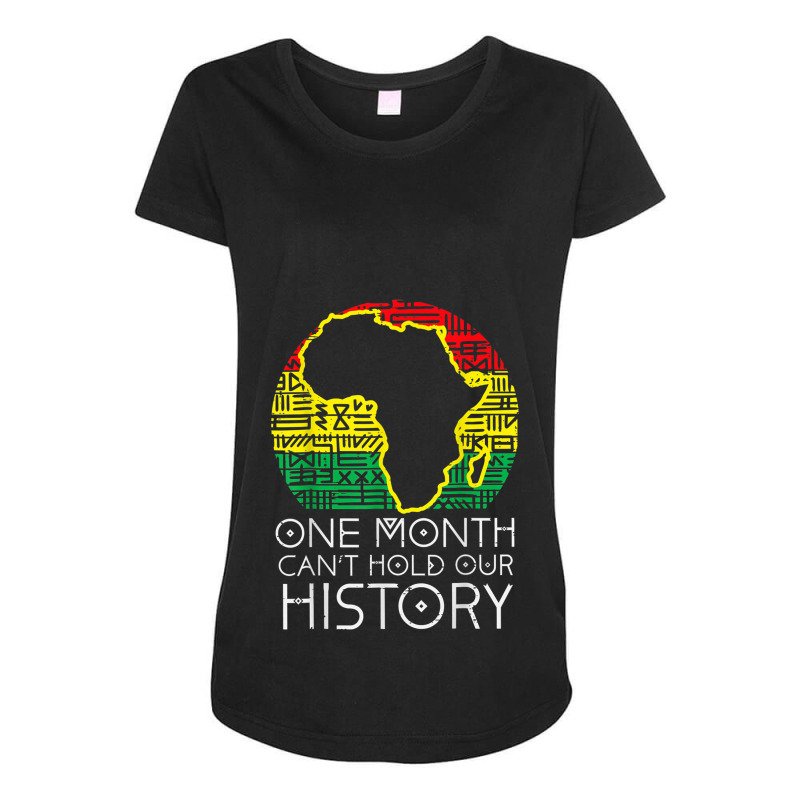 One Month Canhold Our History Pan African Black History Video Games Ch Maternity Scoop Neck T-shirt by KhalilDesign | Artistshot